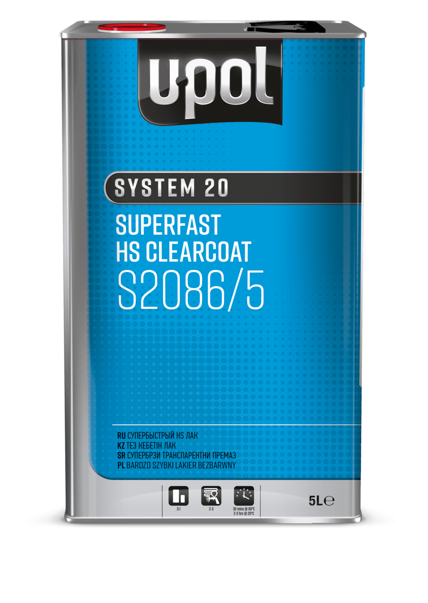 S2086 5 S20 SUPERFAST HS CLEARCOAT 5L