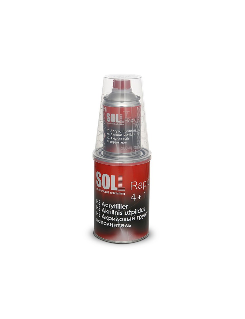 soll acrylic filler rapid with hardener hs 41 sfr color white 125ltr