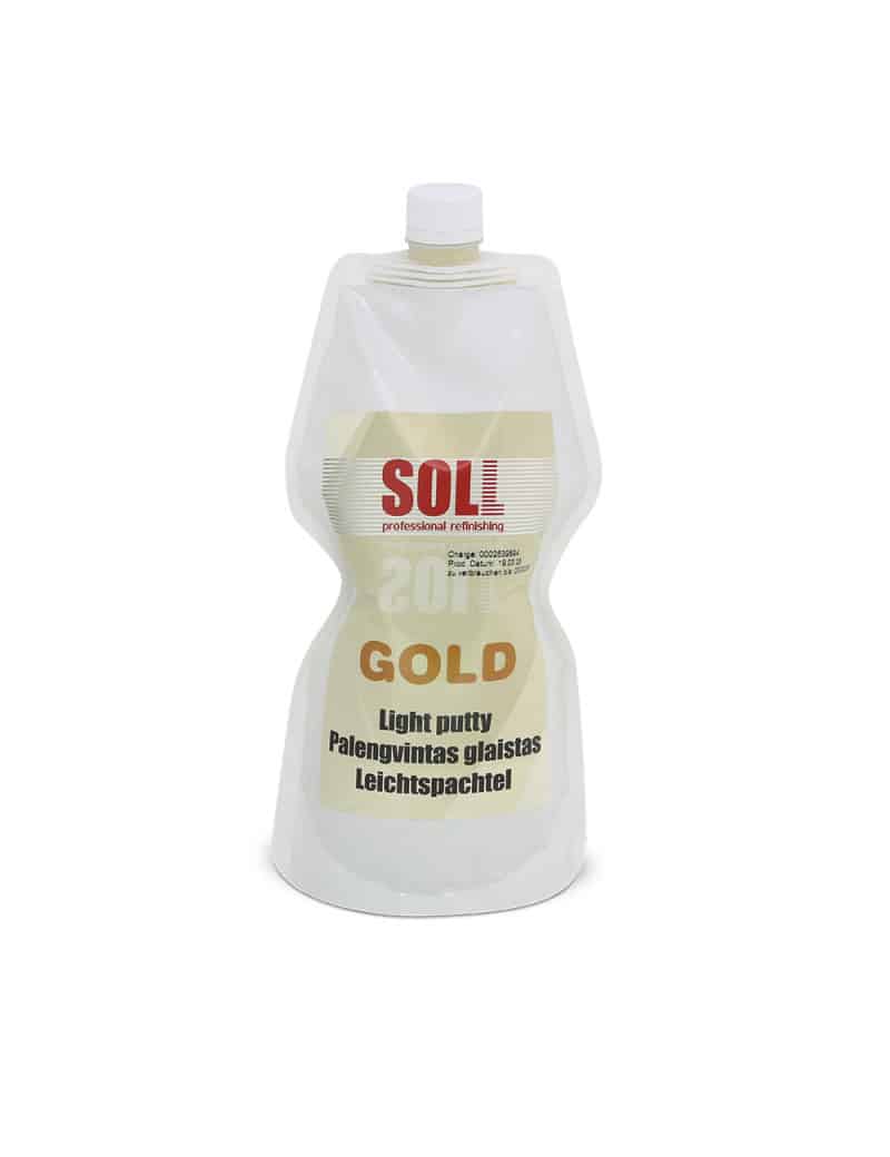 soll gold lightweight universal putty color yellow 1 ltr